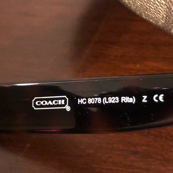 Coach L923 Rita Dark Tortoise Sunglasses - Picture 8 of 10